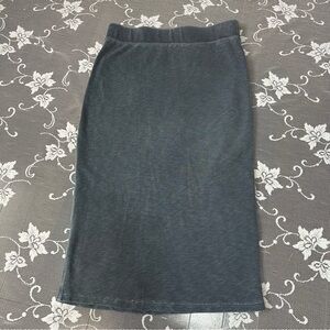 James Perse Stretch Fleece Lined Skirt Sz 1
